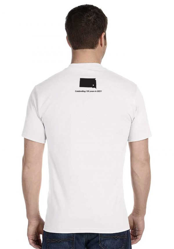 Back Design - Hanson County, SD (South Dakota) Tshirt - 150 Years Tribute!